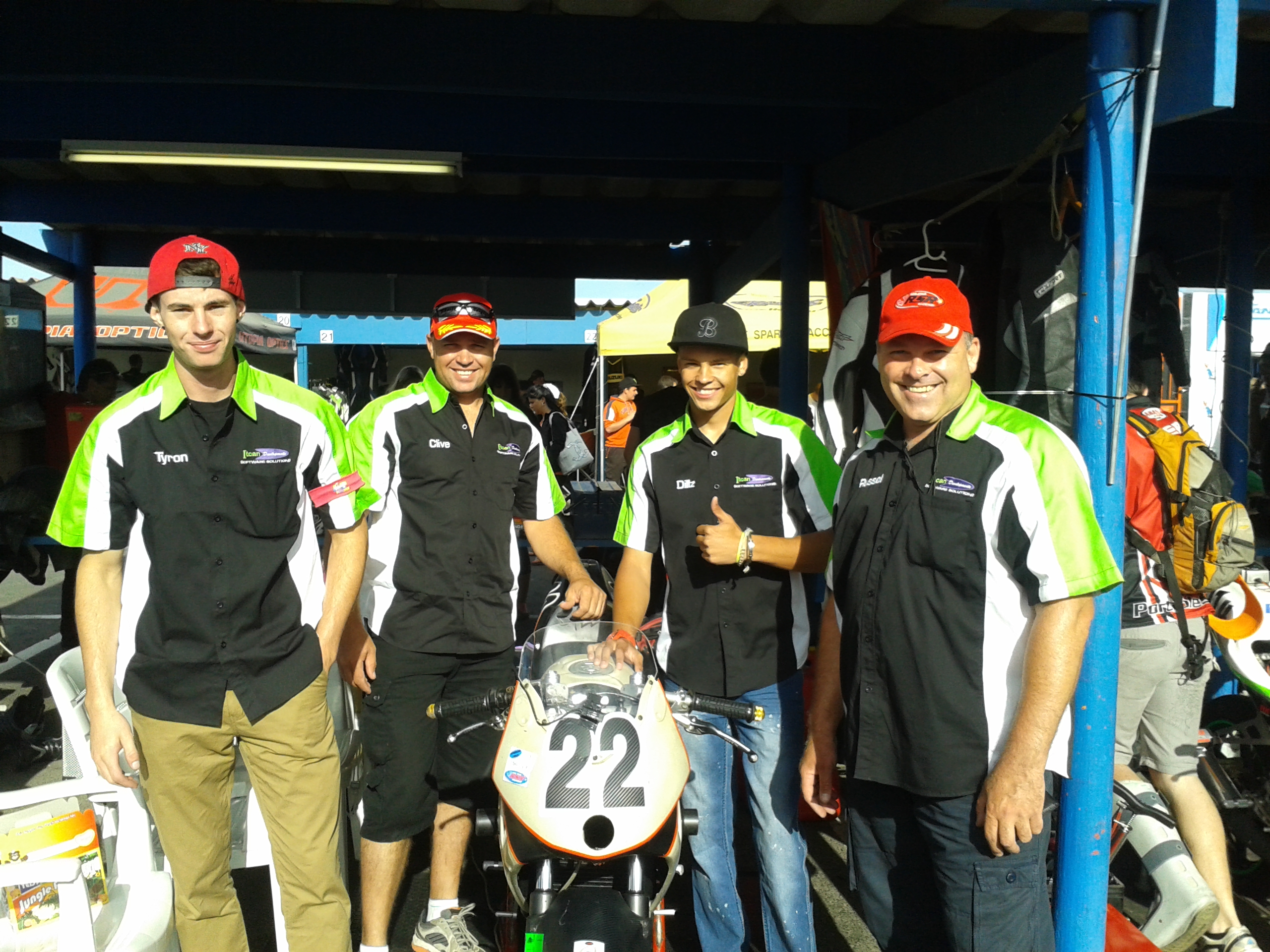 ITCAN Racing Team at Killarney International 8 Hour Endurance Race with motorcycle number 22.